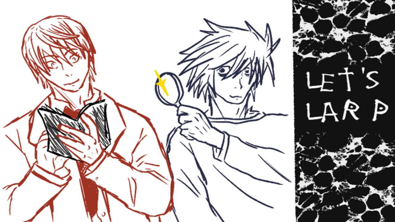 Larp Your Character Roblox promotional thumbnail showing anime LARP gameplay